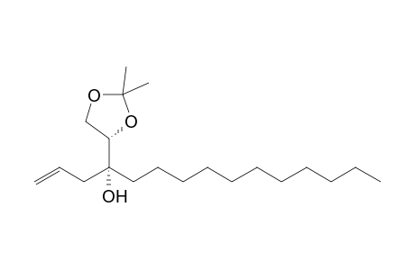 (4R,4'S)-4-(2,2-Dimethyl-1,3-dioxolan-4-yl)pentadec-1-en-4-ol