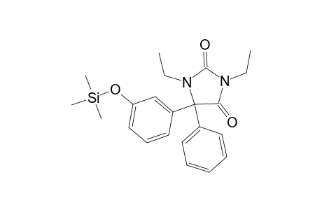 2,4-Imidazolidinedione, 1,3-diethyl-5-phenyl-5-[3-[(trimethylsilyl)oxy]phenyl]-