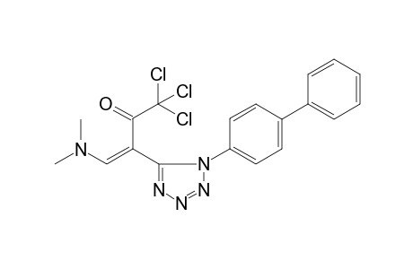 (Z)-1,1,1-trichloro-4-(dimethylamino)-3-[1-(4-phenylphenyl)-5-tetrazolyl]-3-buten-2-one