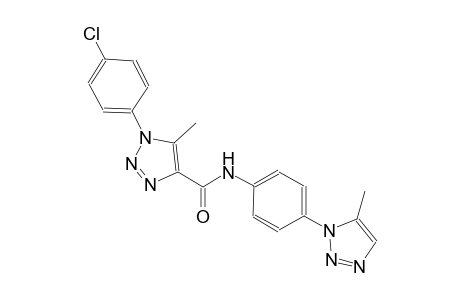 1H-1,2,3-triazole-4-carboxamide, 1-(4-chlorophenyl)-5-methyl-N-[4-(5-methyl-1H-1,2,3-triazol-1-yl)phenyl]-