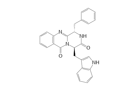 (1S,4R)-1-benzyl-4-(1H-indol-3-ylmethyl)-2,4-dihydro-1H-pyrazino[2,1-b]quinazoline-3,6-dione