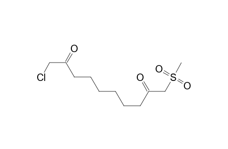 1-Chloro-10-(methylsulphonyl)-2,9-decanedione