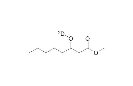 Methyl 3-deuteriooxyoctanoate