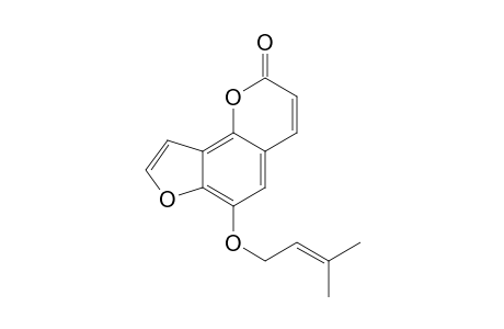 6-[(3-methyl-2-butenyl)oxy]-2H-furo[2,3-h]-1-benzopyran-2-one
