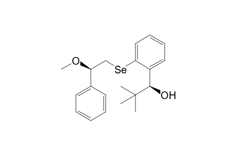 (S)-2,2-Dimethyl-1-(2-{[(R)-(2-methoxy-2-phenyl)ethyl]seleno}phenyl)propanol