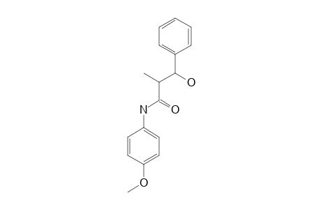 ERYTHRO-N-(4-METHOXYPHENYL)-2-METHYL-3-HYDROXY-3-PHENYLPROPANAMIDE