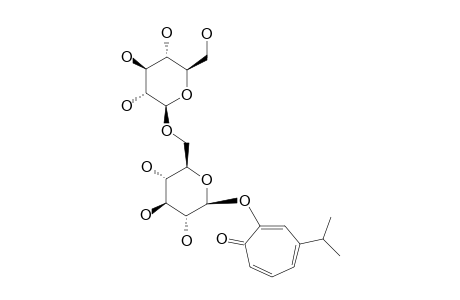4-ISOPROPYL-TROPOLONE-2-O-BETA-D-GENTIOBIOSIDE