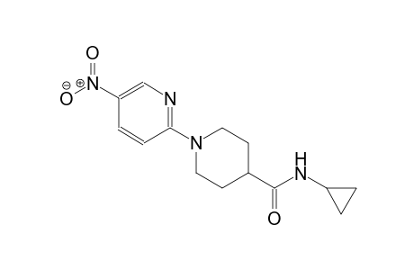 4-piperidinecarboxamide, N-cyclopropyl-1-(5-nitro-2-pyridinyl)-