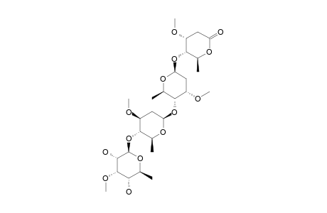 6-DEOXY-3-O-METHYL-BETA-ALLOPYRANOSYL-(1->4)-BETA-OLEANDROPYRANOSYL-(1->4)-BETA-CYMAROPYRANOSYL-(1->4)-BETA-CYMARONIC-ACID-DELTA-LACTONE