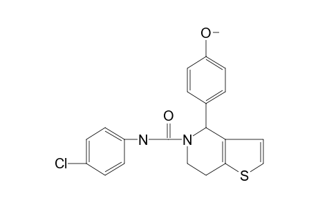 4'-chloro-4-(p-methoxyphenyl)-4,5,6,7-tetrahydrothieno[3,2-c]pyridine-5-carboxanilide