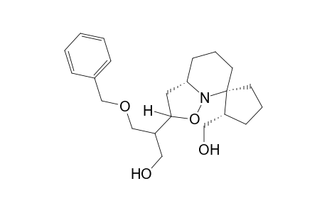 2'-[1"-(Benzyloxy)-3"-hydroxyprop-2"-yl]-2-(hydroxymethyl)-hexahydrospiro[cyclopentane-1,7'-isoxazolo[2,3-a]pyridine