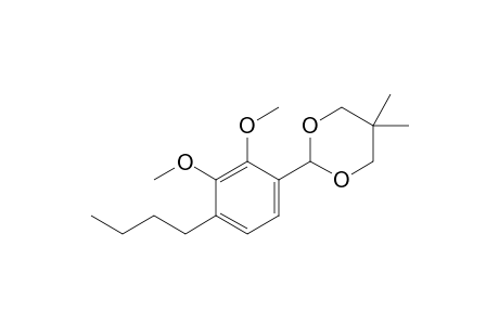 1-Butyl-4-(5,5-dimethyl-1,3-dioxan-2-yl)-2,3-dimethoxybenzene