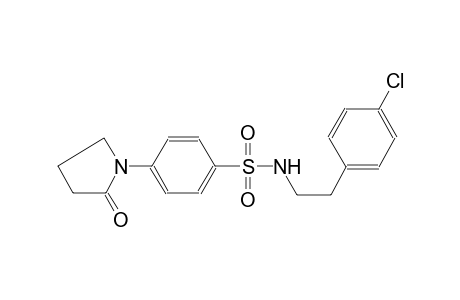 N-[2-(4-Chloro-phenyl)-ethyl]-4-(2-oxo-pyrrolidin-1-yl)-benzenesulfonamide