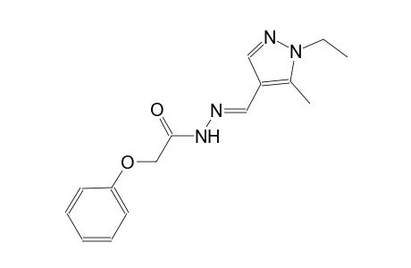 N'-[(E)-(1-ethyl-5-methyl-1H-pyrazol-4-yl)methylidene]-2-phenoxyacetohydrazide