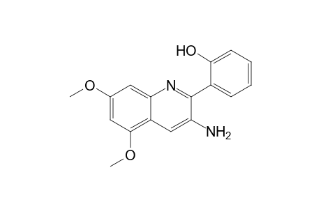 2-(3-Amino-5,7-dimethoxyquinolin-2-yl)phenol