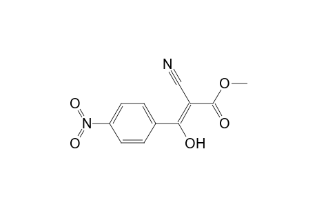 Methyl .beta.-Hydroxy-.alpha.-cyano-p-nitrocinnamate