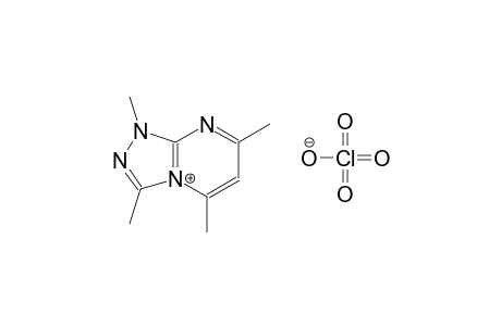 1,3,5,7-tetramethyl-1H-[1,2,4]triazolo[4,3-a]pyrimidin-4-ium perchlorate