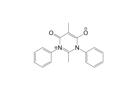 Pyrimidinium, 3,4-dihydro-6-hydroxy-2,5-dimethyl-4-oxo-1,3-diphenyl-, hydroxide, inner salt