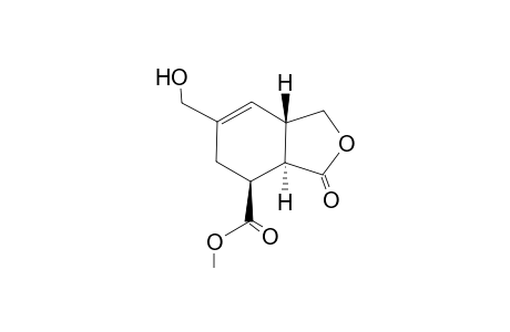 (3aR,4S,7aS)-3-keto-6-methylol-3a,4,5,7a-tetrahydro-1H-isobenzofuran-4-carboxylic acid methyl ester