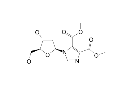 METHYL-1-(2'-DEOXY-BETA-D-ERYTHROPENTOFURANOSYL)-4,5-IMIDAZOLE-DICARBOXYLATE