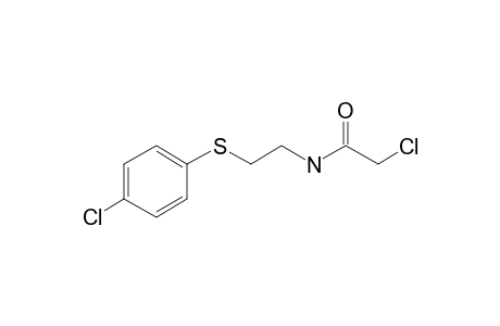 2-Chloro-N-{2-[(4-chlorophenyl)sulfanyl]ethyl}acetamide