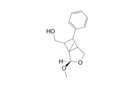 6-Hydroxymethyl-4-methoxy-5-methyl-7-phenyl-3-oxabicyclo[3.2,0]heptane