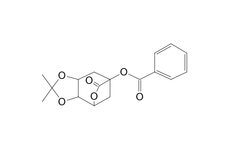 trans-1-Benzoyloxy-cis-3-hydroxy-trans-4,trans-5-isopropylidenedioxycyclohexanecarboxylic gamma-lactone