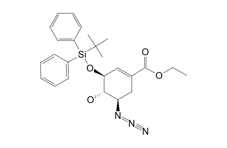 (3S,4S,5R)-ETHYL-5-AZIDO-3-(TERT.-BUTYLDIPHENYLSILYLOXY)-4-HYDROXYCYCLOHEX-1-ENE-1-CARBOXYLATE