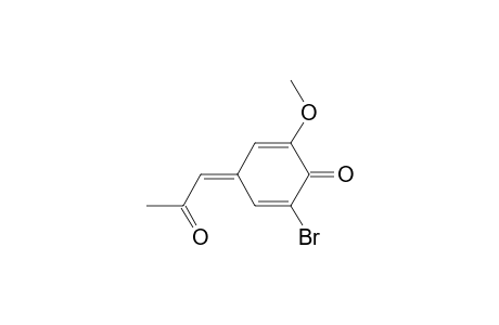 2,5-Cyclohexadien-1-one, 2-bromo-6-methoxy-4-(2-oxopropylidene)-