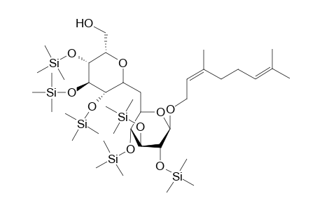 6-O-(.alpha.-L-rhamnopyranosyl)-.beta.-neryl-D-glucopyranoside-hexakis(trimethylsilyl)-ether