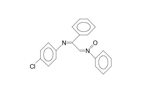 N-(B-[4-Chloro-phenylimino]-phenethylidene)-aniline N-oxide