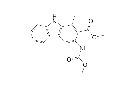 Methyl 3-[(methoxycarbonyl)amino]-1-methyl-9H-carbazole-2-carboxylate