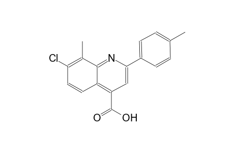 7-chloro-8-methyl-2-(4-methylphenyl)-4-quinolinecarboxylic acid