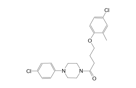 1-[4-(4-chloro-2-methylphenoxy)butanoyl]-4-(4-chlorophenyl)piperazine