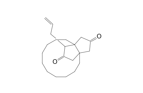 13-Allyltricyclo[10.3.3.0(1,12)]octadecane-14,17-dione