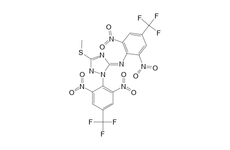 3-METHYLTHIO-1-(2,6-DINITRO-4-TRIFLUOROMETHYLPHENYL)-5-(2,6-DINITRO-4-TRIFLUOROPHENYLIMINO)-2H-1,2,4-TRIAZOLE