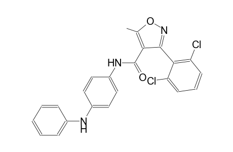 N-(4-anilinophenyl)-3-(2,6-dichlorophenyl)-5-methyl-4-isoxazolecarboxamide