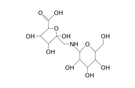1-Deoxy-1-(.alpha.-D-glucosamino).beta.-D-fructofuranuronic acid