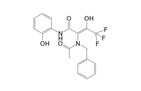 2-{N-[4,4,4-Trifluoro-2-(N'-benzyl-N'-acetylamido)-2,4-dioxobutyl]amino}phenol