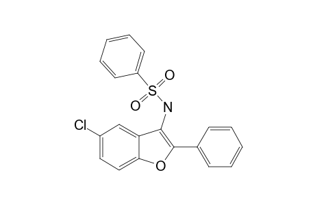 N-(5-CHLORO-2-PHENYLBENZOFURAN-3-YL)-BENZENESULFONAMIDE