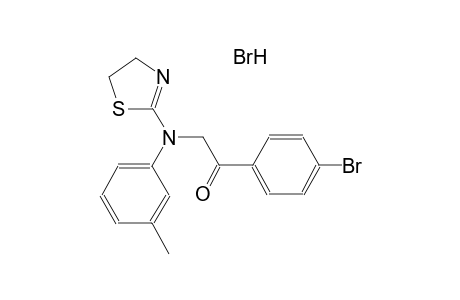 1-(4-bromophenyl)-2-(4,5-dihydro-1,3-thiazol-2-yl-3-methylanilino)ethanone hydrobromide