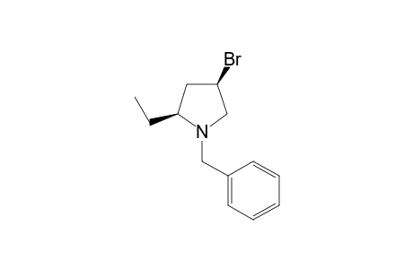 (2S,4R)-1-(benzyl)-4-bromo-2-ethyl-pyrrolidine