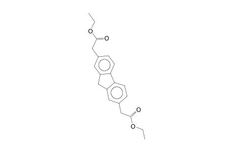 2-[7-(2-ethoxy-2-keto-ethyl)-9H-fluoren-2-yl]acetic acid ethyl ester