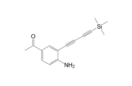 4-Acetyl-2-[4-(trimethylsilyl)buta-1,3-diynyl]aniline