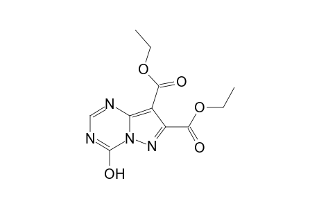 Diethyl 7-hydroxypyrazolo[1,5-a]-s-triazine-2,3-dicarboxylate