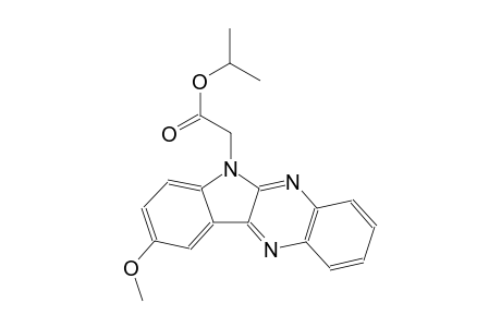 isopropyl (9-methoxy-6H-indolo[2,3-b]quinoxalin-6-yl)acetate