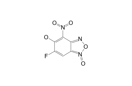 4-NITRO-6-FLUORO-2,1,3-BENZOXADIAZOL-5-OL_1-OXIDE