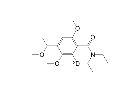 Benzamide-2-d, N,N-diethyl-3,6-dimethoxy-4-(1-methoxyethyl)-