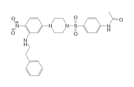acetamide, N-[4-[[4-[4-nitro-3-[(2-phenylethyl)amino]phenyl]-1-piperazinyl]sulfonyl]phenyl]-