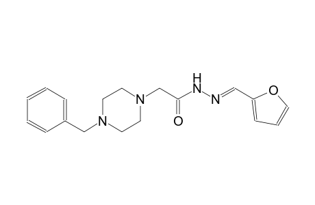 1-piperazineacetic acid, 4-(phenylmethyl)-, 2-[(E)-2-furanylmethylidene]hydrazide